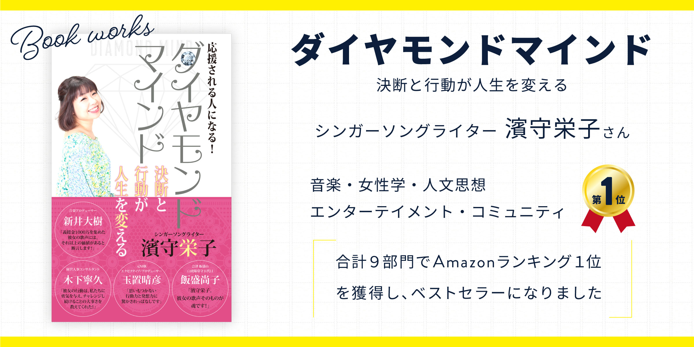 シンガーソングライターの「濱守栄子」さんが本を出版されました